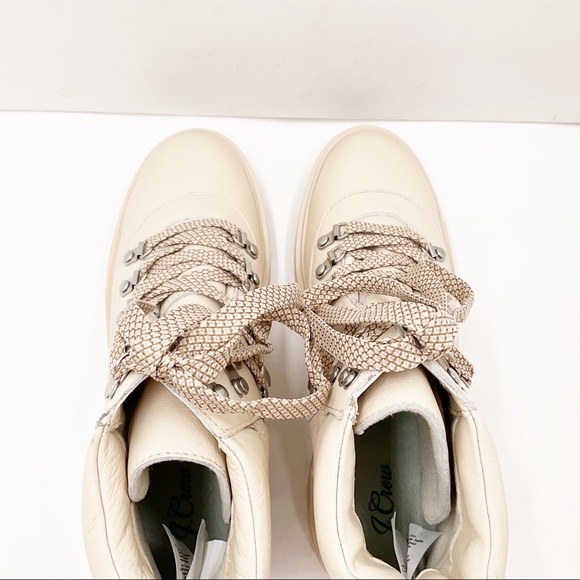 🆕{J. CREW} Dusty Ivory Leather Nordic Boots - Picture 9 of 16